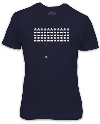 Buy Space Invader Scene Inspired Black T-Shirt • 15£