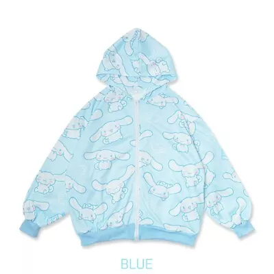 Buy Sanrio Cinnamoroll ACDC RAG ZIP Hoodie Blue Long Sleeve One Size Fits All • 115.50£