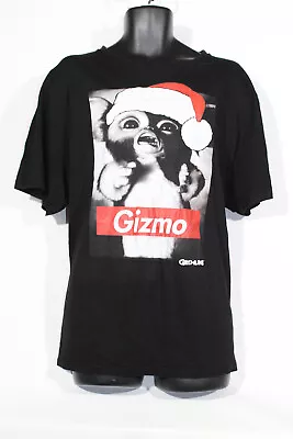 Buy Christmas Gizmo Gremlins T-Shirt 3XL Black Graphic Print Short Sleeve Mens • 12.99£