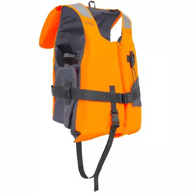 Buy Unisex Foam Life Jacket Vest Surf Buoyancy Aid Lj 100N Easy Orange Grey Tribord • 26.98£