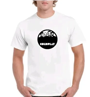 Buy Men’s Cold Play... Parachutes.. Music Gift Idea T-shirt... Size L • 15.99£