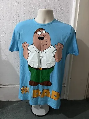 Buy Official Family Guy T-Shirt Peter Griffin Number 1 Dad Father’s Day Gift Present • 9.99£