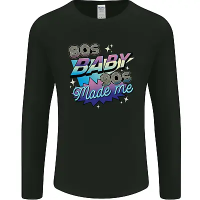 Buy 80s Baby 90s Made Me Music Pop Rock Mens Long Sleeve T-Shirt • 11.99£