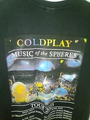 Buy Coldplay Music Of The Spheres 2023 Tour T Shirt • 13.99£