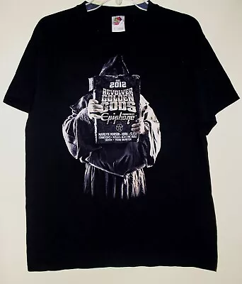 Buy Revolver Golden Gods Concert T Shirt 2011 Marilyn Manson Korn Slash Malmsteen LG • 61.56£