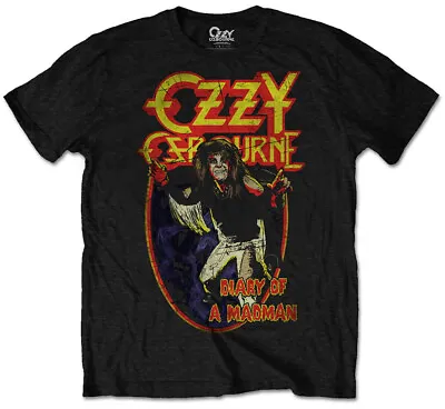 Buy Ozzy Osbourne Diary Of A Madman Black T-Shirt - OFFICIAL • 16.29£