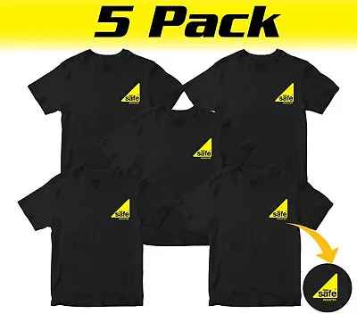 Buy 5 Pack Gas Safe Register T-shirt Engineer Work Staff Men Plumber Gas Fitter Top • 23.99£