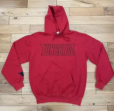 Buy YUNGBLUD Hoodie Red. Size M. • 15.99£