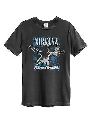 Buy Amplified Nirvana Nevermind Charcoal T-Shirt • 22.95£