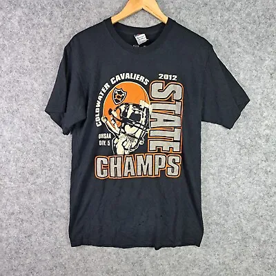 Buy Coldwater Cavaliers 2012 State Champs Mens T-Shirt Size M Medium Crew Neck 3546 • 5.83£