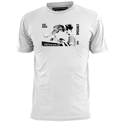 Buy Mens Specials Rat Race Poster 2 Tone Ska T Shirt Madness Hall Rude Boy  • 10.99£