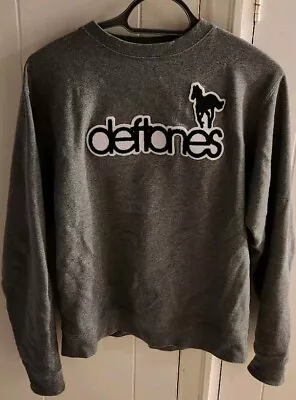 Buy Deftones Sweatshirt White Pony Logo Small • 35£