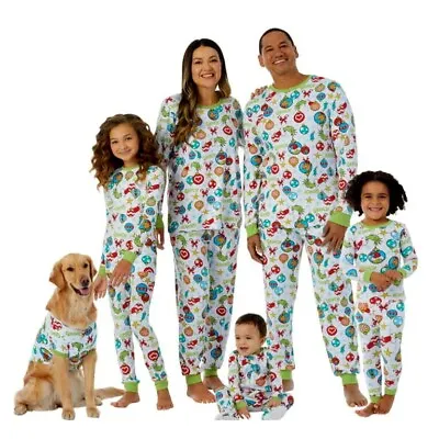 Buy Kids The Grinch Pajamas Set Shirt Pants Boys Girls Christmas 6 8 10 12 Dr Seuss • 16.52£