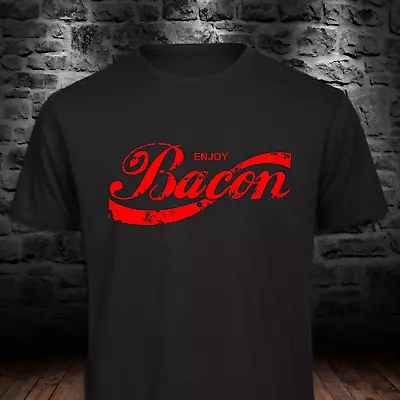 Buy Enjoy Bacon T-shirt | Coca-Cola Inspired | Parody • 13.99£