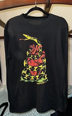 Buy Fall Out Boy Bunbury Festival 2019 Snake Heart Black Longsleeve Tshirt - Size M • 45£