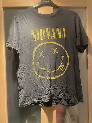 Buy Womens Grey Nirvana Graphic Tshirt  • 9£