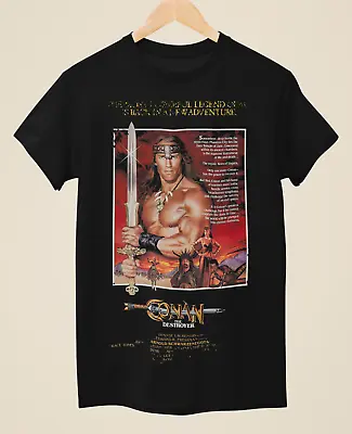 Buy Conan The Destroyer - Movie Poster Inspired Unisex Black T-Shirt • 14.99£