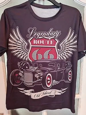 Buy Rockabilly T Shirt Route 66 • 15£