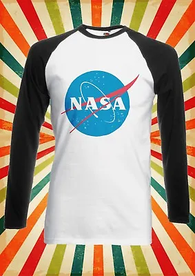 Buy Nasa National Space Galaxy Men Women Long Short Sleeve Baseball T Shirt 1500 • 9.95£