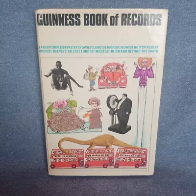 Buy Guinness Book Of Records 1969 Sixteenth Edition Hardcover With Dustcover • 17.01£