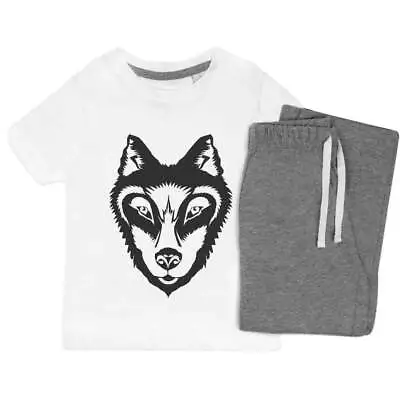 Buy 'Wolf Face' Kids Nightwear / Pyjama Set (KP011398) • 14.99£