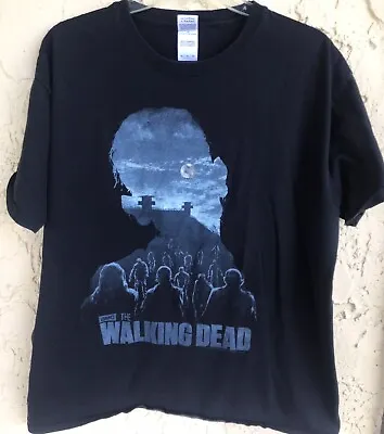 Buy The Walking Dead Prison Full Moon Cotton Shirt  2014 T Shirt Size XL (5) • 9.64£