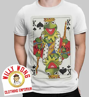Buy Kermit T-Shirt Spades Playing Card Retro Cartoon Movie Tee  Boys Girls Kids • 6.99£