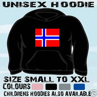 Buy Norway Norwegian Flag Emblem Unisex Hoodie Hooded Top • 25.77£
