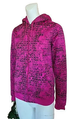 Buy Under Armour Full Zip Athletic Hooded Sweatshirt Jacket Top Women's Size S  • 18.94£