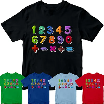 Buy Number Day T-Shirts National Maths Day School Boys Girl Top #ND #21 • 7.59£