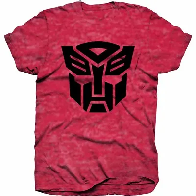 Buy Transformers Autobot Black Shield Print Red Hasbro Mens T Shirt Cotton Official • 9.95£