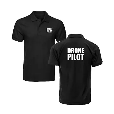 Buy Drone Pilot Print Polo Shirt Photographers Film Crew Filming Television Work • 10.99£