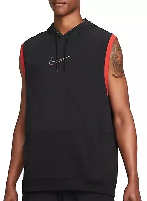 Buy Nike Dri-fit Sleeveless Training Pullover Hoodie Men's Size 2XL New - DM6662 010 • 39.99£
