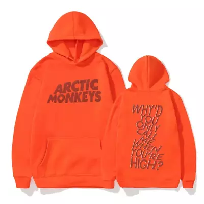 Buy Arctic Monkey Letter Graphic Hoodie Men'S Women Fashion Pullover Sweatshirts Loo • 38.72£