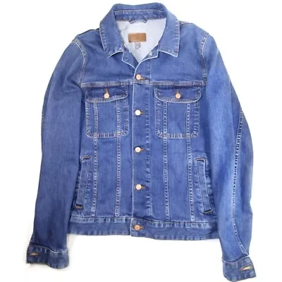 Buy Vintage Rockabilly 1950s Style Blue Denim Jacket • 9.99£