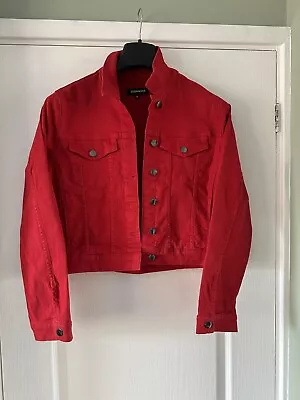 Buy Ladies Sosandar Red Jacket Size 16 • 3£