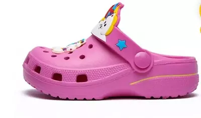 Buy Children Shoes Girls Clogs Cute Cartoon Platform Unicorn Style Size  11-12 • 14.99£