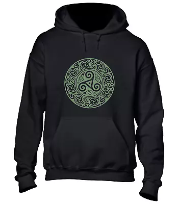 Buy Celtic Triskele Hoody Hoodie Symbol Ancient Celts Viking Valhalla Odin Thor • 16.99£