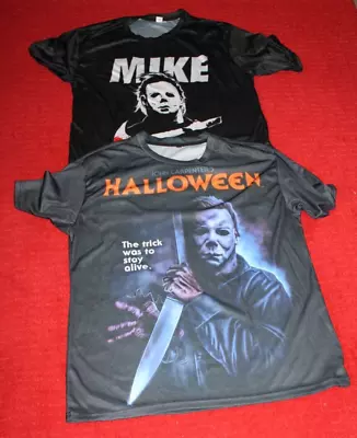 Buy Halloween Movie Related T-shirts For Halloween Festival X 2 Both 44  Chest • 12£