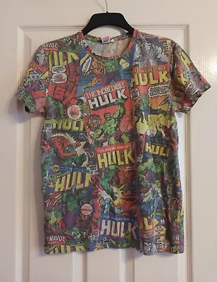 Buy Mens Avengers Hulk Tshirt Size M • 1£