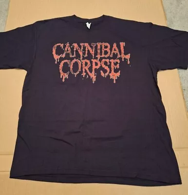 Buy #27 CANNIBAL CORPSE North American Plague Tour 2009 Shirt Blood Red Throne • 47.40£