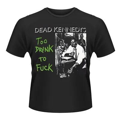Buy Dead Kennedys 'Too Drunk Single' T Shirt - NEW • 16.99£