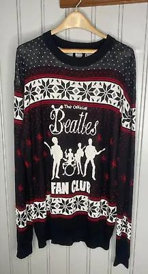 Buy THE BEATLES Christmas Sweater Size XL 2020 Apple Corps Official Merchandise Sony • 31.81£