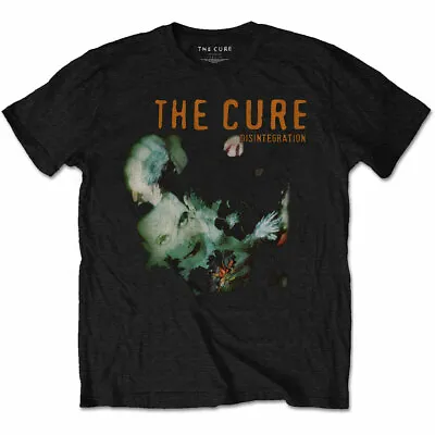 Buy Official The Cure T Shirt Disintegration Black Mens Classic Rock Band Tee New • 14.02£