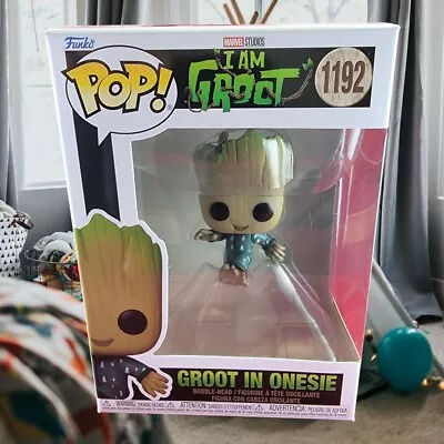 Buy Groot In His Pajamas Funko # 1192 (nib) With Pop Protector  • 14.17£