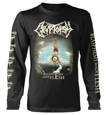 Buy Cryptopsy Blasphemy Made Flesh Black Long Sleeve Shirt OFFICIAL • 24.89£