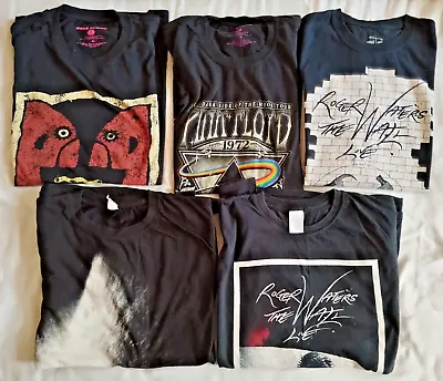 Buy Roger Waters The Wall Live Concert T-Shirts X 3 & Pink Floyd T-Shirts X 2 All XL • 0.95£