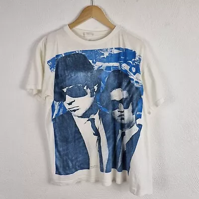 Buy Vintage Blues Brothers Movie T Shirt Mens Large White Single Stitch 1988 Graphic • 99.95£