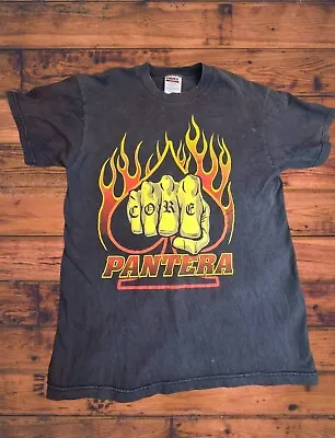 Buy Pantera T-shirt Vintage Band Merch Medium 90s Metal Thin Washed Faded Retro Doof • 100.55£