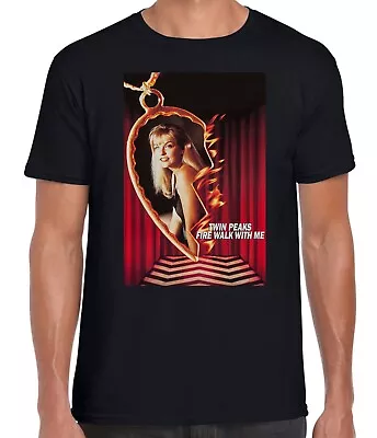 Buy Cool Funny Twin Peaks Movie Poster  Tshirt Unisex Cool Mens T Shirt • 9.99£